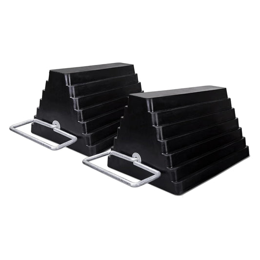 Heavy Duty Tire/Wheel Chocks for Semi-Trucks, Trailers & More